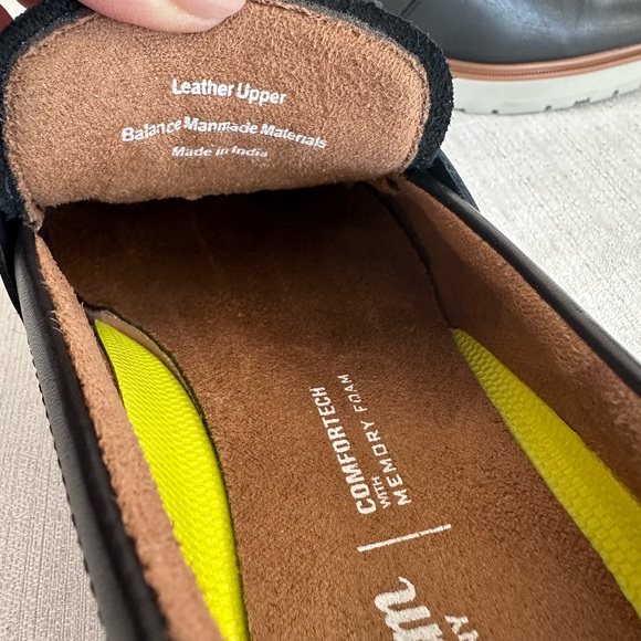 Florsheim Black Leather Memory Foam Comfortech Casual Loafers Men’s 7M - Picture 12 of 14